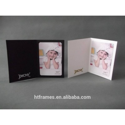 2015 high quality full color customized fashion creative handmade cardboard a4 photo folders