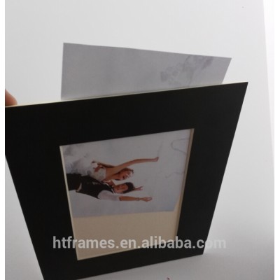 black slip photo mats for 5x7 8x10 11x14 photo