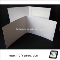 white photo folders 8x12 / paper folder