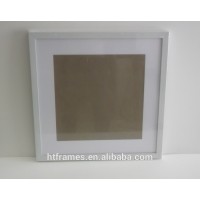 custom do 20x20 " 16x16 " white square picture frames with mats